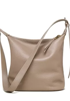 Geanta de dama, Lucasta GT2777, piele naturala, Bej imagine