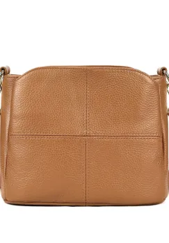 Geanta de dama, Mavis GT3088, piele naturala, Cognac imagine