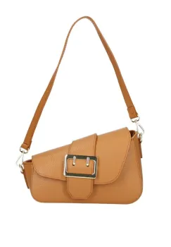 Geanta de dama, Megan GT3785, piele naturala, Cognac imagine