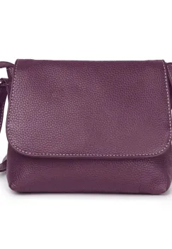 Geanta de dama, Mirabela GT3900, piele naturala, Violet imagine