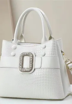 Geanta de dama, Mireluna GT3519, Alb imagine