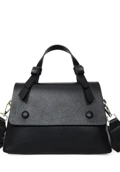 Geanta de dama, Morwenna GT2769, piele naturala, Negru imagine