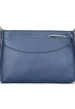 Geanta de dama, Palmer GT3092, piele naturala, Albastru imagine