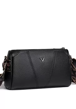 Geanta de dama, Persephone GT2755, piele naturala, Negru imagine