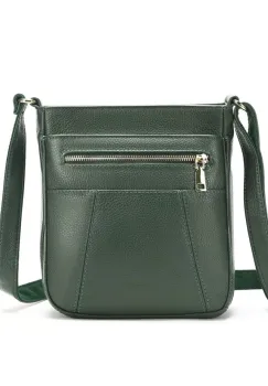 Geanta de dama, Saphira GT3205, piele naturala, Verde imagine