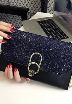 Geanta de ocazie, Kairi GT3500, Negru/Albastru imagine