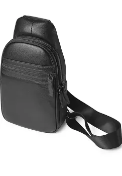Geanta pentru barbati, 9138, piele naturala, Negru imagine