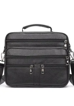 Geanta pentru barbati, Soren GT3260, piele naturala, Negru imagine