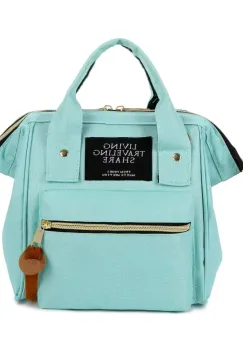 Geanta tip rucsac, Lunaria GT3575, Verde imagine