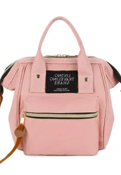 Geanta tip rucsac, Lunaria GT3581, Roz imagine