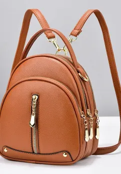 Geanta tip rucsac, Perdita GT3057, Maro imagine
