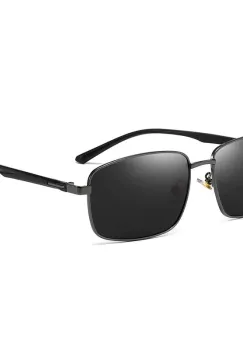 Ochelari de soare pentru barbati, SG067, Negru/Gri inchis imagine