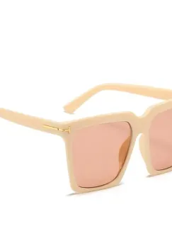 Ochelari de soare pentru femei, SG073, Crem imagine