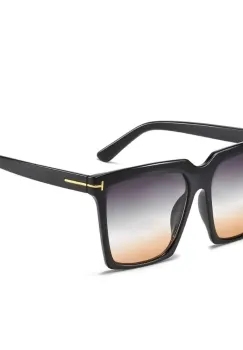 Ochelari de soare pentru femei, SG074, Negru/Multicolor imagine