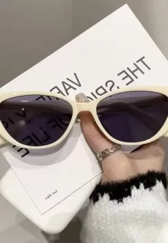 Ochelari de soare pentru femei, SG085, Alb imagine