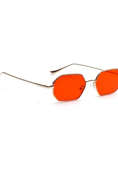 Ochelari de soare pentru femei, SG091, Rosu/Auriu imagine
