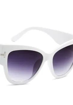 Ochelari de soare pentru femei, SG098, Alb imagine