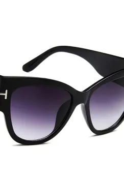 Ochelari de soare pentru femei, SG099, Negru/Mov imagine