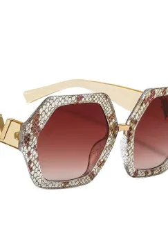 Ochelari de soare pentru femei, SG108, Crem imagine