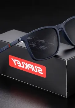 Ochelari de soare unisex, SG012, Albastru inchis imagine