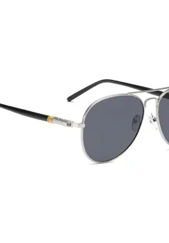 Ochelari de soare unisex, SG041, Argintiu/Negru imagine