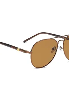 Ochelari de soare unisex, SG042, Maro imagine
