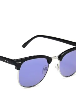Ochelari de soare unisex, SG054, Negru/Mov imagine