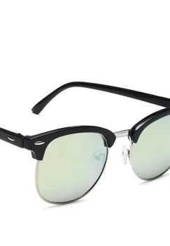 Ochelari de soare unisex, SG055, Negru/Verde imagine