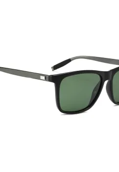 Ochelari de soare unisex, SG057, Negru/Gri inchis imagine
