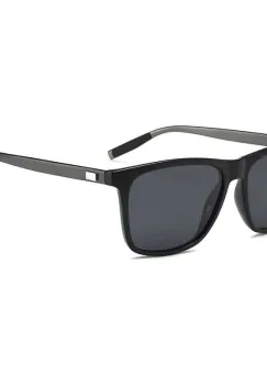 Ochelari de soare unisex, SG060, Negru/Gri inchis imagine