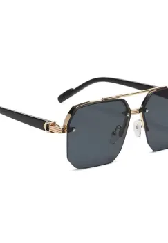 Ochelari de soare unisex, SG135, Negru imagine