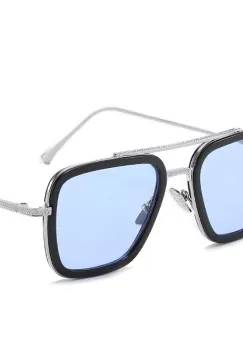 Ochelari de soare unisex, SG163, Albastru imagine