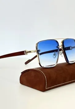 Ochelari de soare unisex, SG180, Albastru imagine