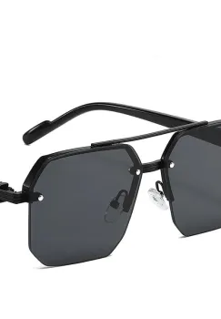 Ochelari de soare unisex, SG185, Negru imagine