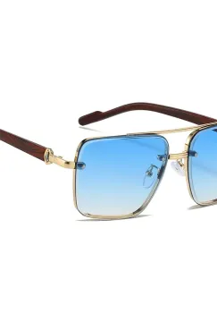 Ochelari de soare unisex, SG191, Albastru imagine