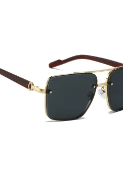 Ochelari de soare unisex, SG196, Negru imagine