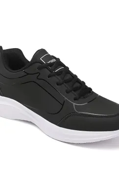 Pantofi sport barbati AD125, Negru/Alb imagine