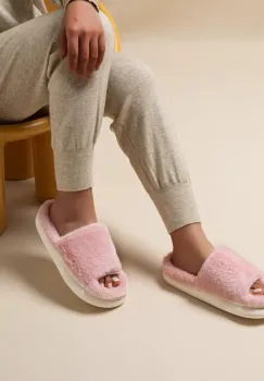 Papuci de casa pentru femei PC006, SoftSteps, Roz imagine