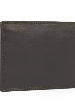 Portofel barbati Leandro PT957, piele naturala, Maro inchis imagine
