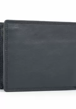 Portofel barbati Leandro PT958, piele naturala, Albastru imagine