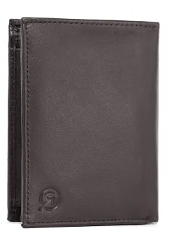 Portofel barbati Ronno, Elian PT1485, piele naturala, Maro inchis imagine