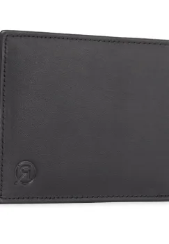 Portofel barbati Ronno, Narcis PT1469, piele naturala, Negru imagine