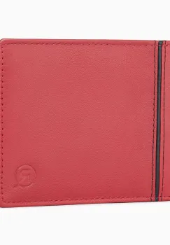 Portofel barbati Ronno, Traian PT1448, piele naturala, Rosu imagine