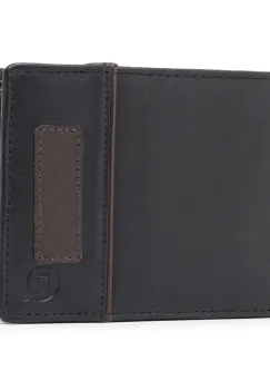 Portofel barbati Ronno, Vlad PT1446, piele naturala, Negru imagine