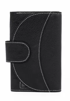 Portofel dama Anemona PT1111, piele naturala, Negru imagine