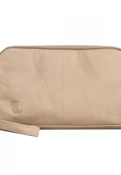 Portofel dama Delis, Naiara PT1230, piele naturala, Crem imagine