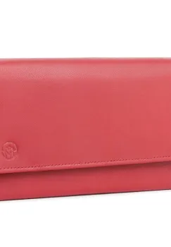 Portofel dama Marquise, Bailey PT1494, piele naturala, Rosu imagine