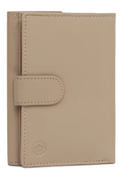 Portofel dama Marquise, Perseida PT1456, piele naturala, Bej imagine