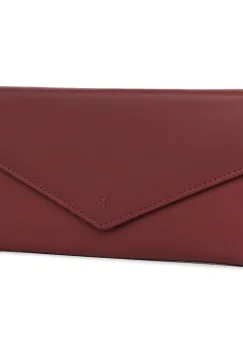 Portofel dama Marquise, Zendaya PT1453, piele naturala, Bordo imagine