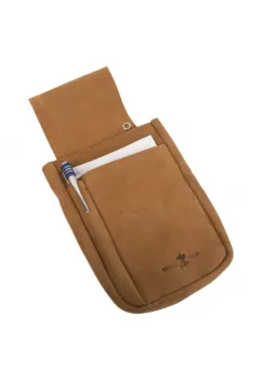 Portofel ospatar Delis, Bradis PT1436, piele naturala, Maro imagine